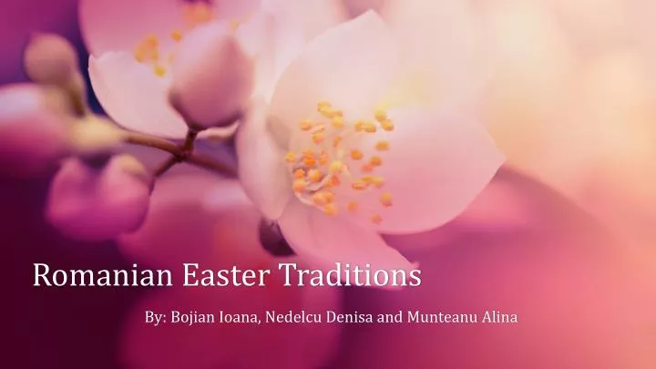 romanian easter traditions