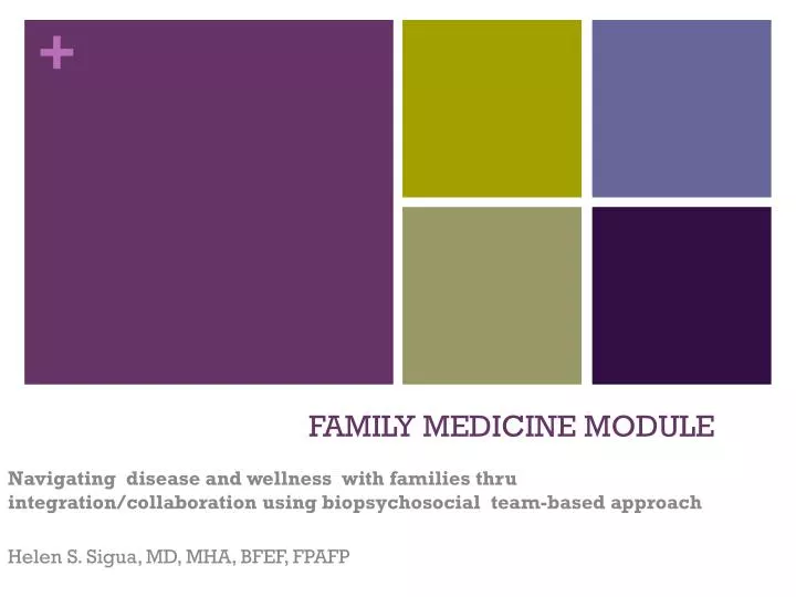 family medicine module