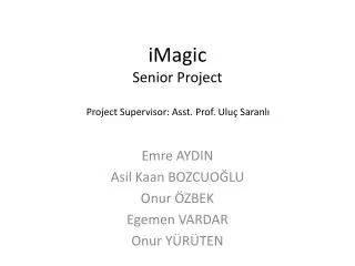 iMagic Senior Project