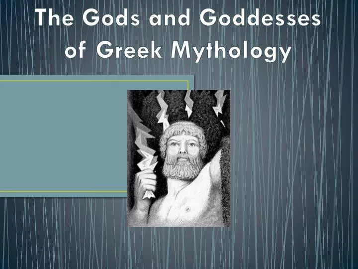 the gods and goddesses of greek mythology