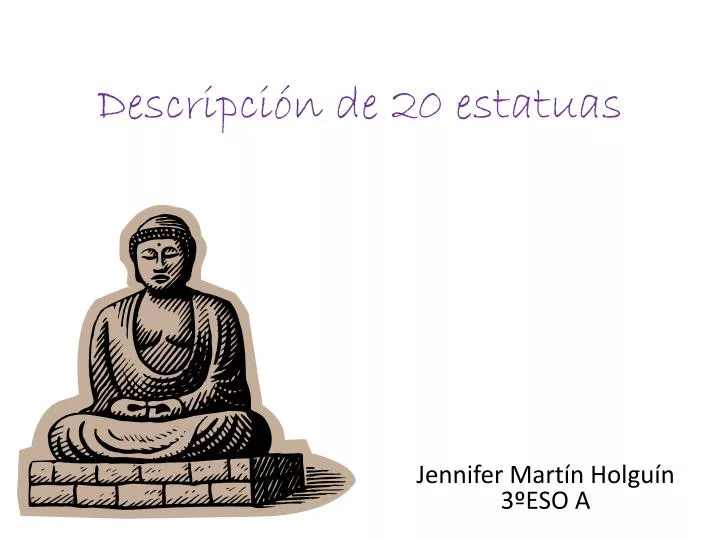 descripci n de 20 estatuas