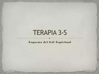 terapia 3 s