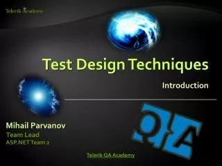 Test Design Techniques