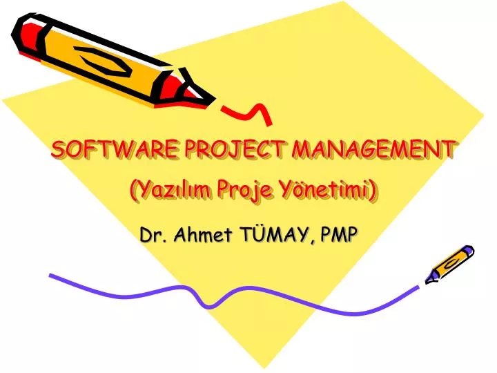 software project management yaz l m proje y netimi