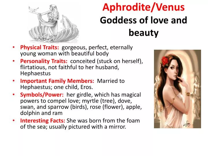aphrodite venus goddess of love and beauty