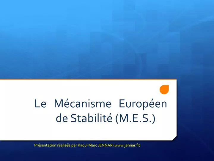 le m canisme europ en de stabilit m e s