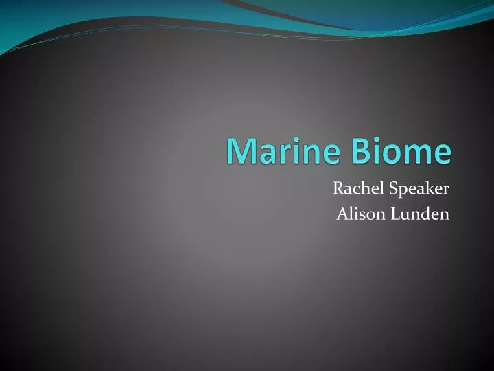 marine biome