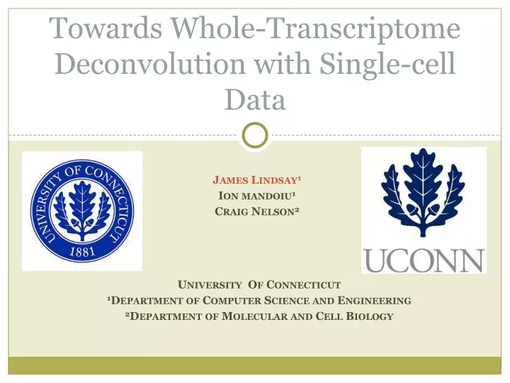 towards whole transcriptome deconvolution with single cell data