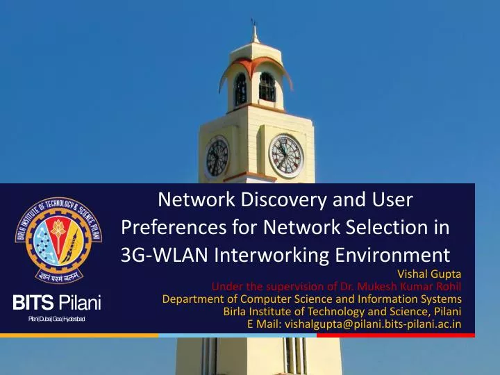 network discovery and user preferences for network selection in 3g wlan interworking environment