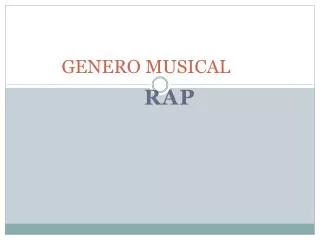 genero musical