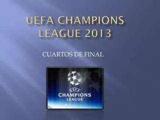 uefa champions league 2013