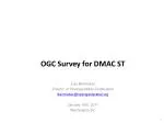 OGC Survey for DMAC ST - slide 1