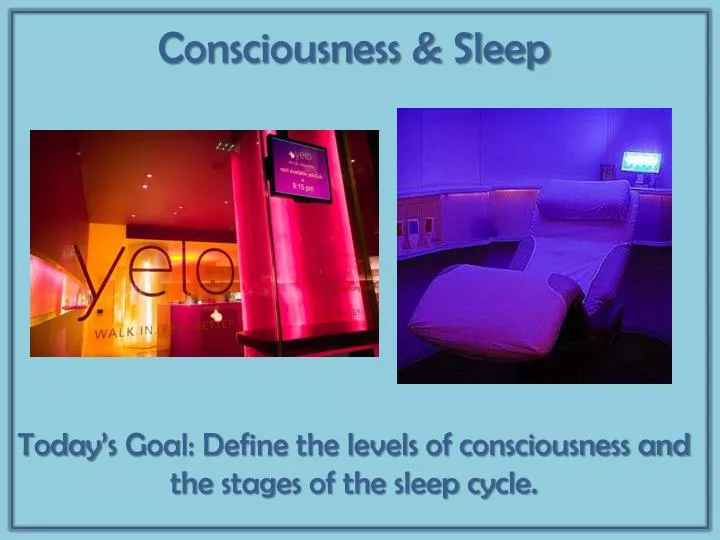 consciousness sleep