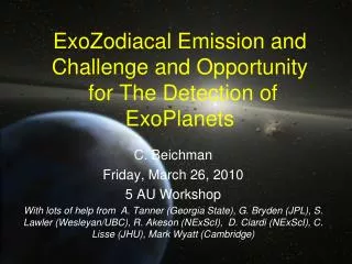ExoZodiacal Emission and Challenge and Opportunity for The Detection of ExoPlanets