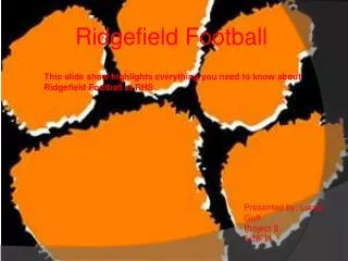 Ridgefield Football