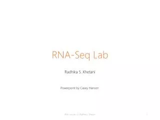 RNA- Seq Lab