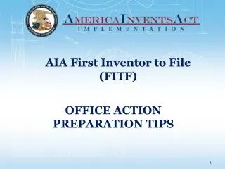 OFFICE ACTION PREPARATION TIPS