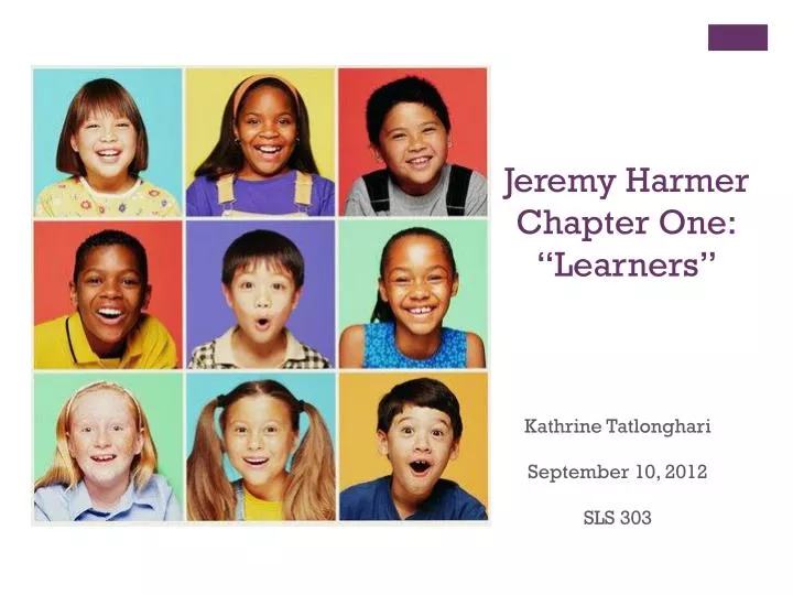 jeremy harmer chapter one learners