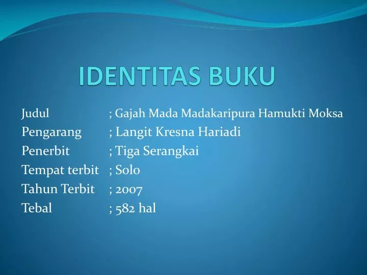 identitas buku