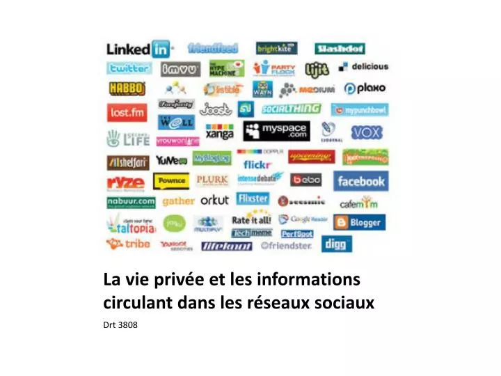 la vie priv e et les informations circulant dans les r seaux sociaux