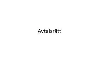 avtalsr tt