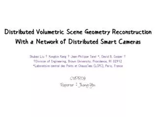 Smart Camera (c) on board processing and wireless communication capability.