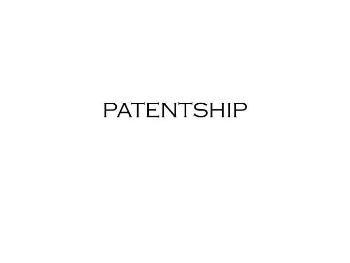 patentship