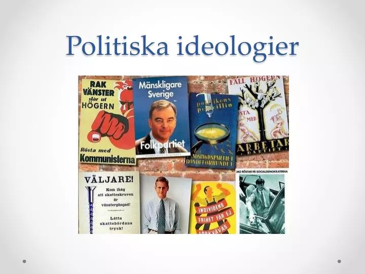 PPT - Politiska Ideologier PowerPoint Presentation, Free Download - ID ...