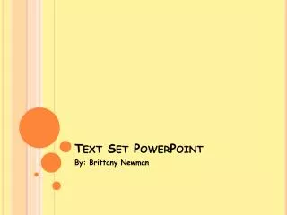 Text Set PowerPoint