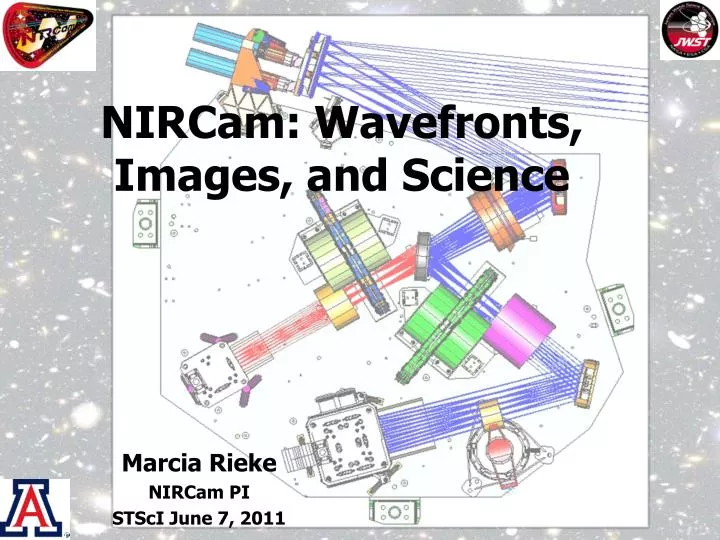 nircam wavefronts images and science