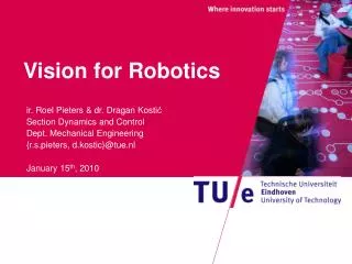 Vision for Robotics