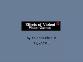 by quenna chaplin 12 2 2010