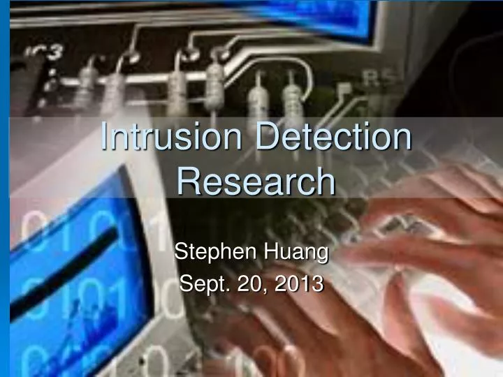 intrusion detection research