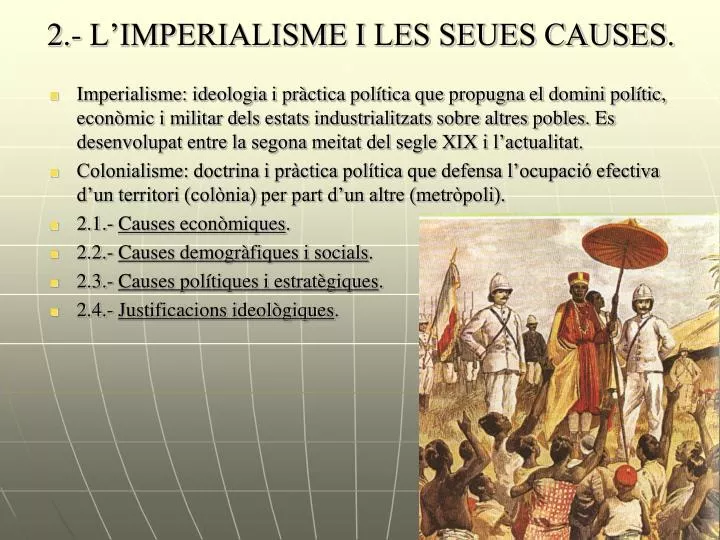 2 l imperialisme i les seues causes