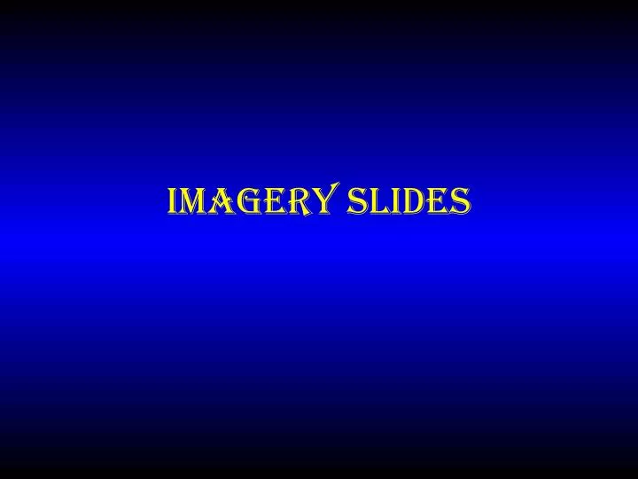 imagery slides