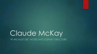 Claude McKay