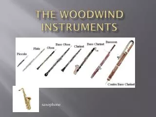 PPT - Woodwind Instruments PowerPoint Presentation, Free Download - ID ...