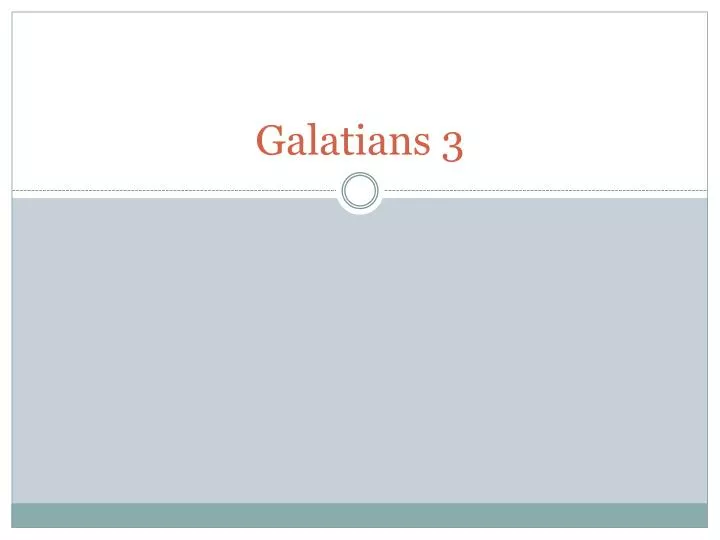 galatians 3