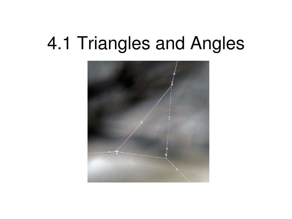 PPT - 4.1 Triangles and Angles PowerPoint Presentation, free download ...