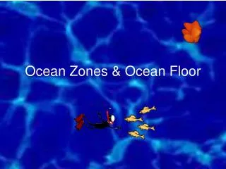 Ocean Zones &amp; Ocean Floor