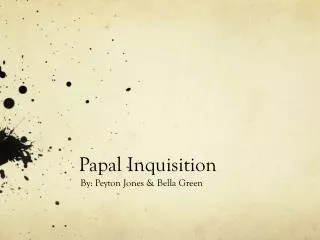 Papal Inquisition