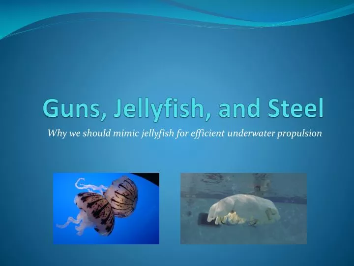 guns jellyfish and steel