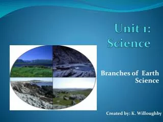 Unit 1: Science