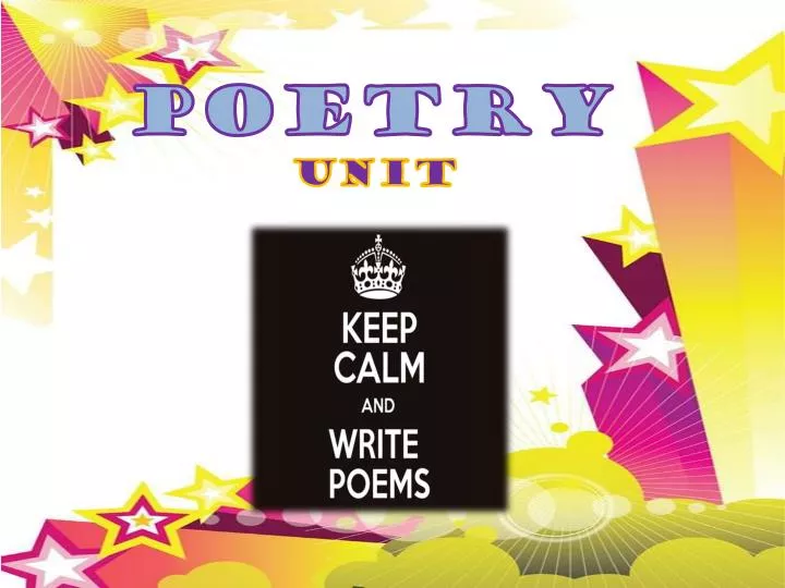 poetry unit