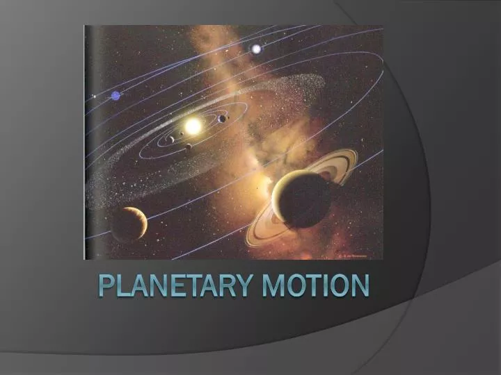 planetary motion