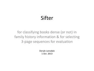 Sifter