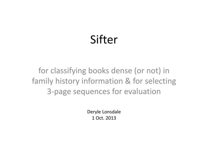 sifter
