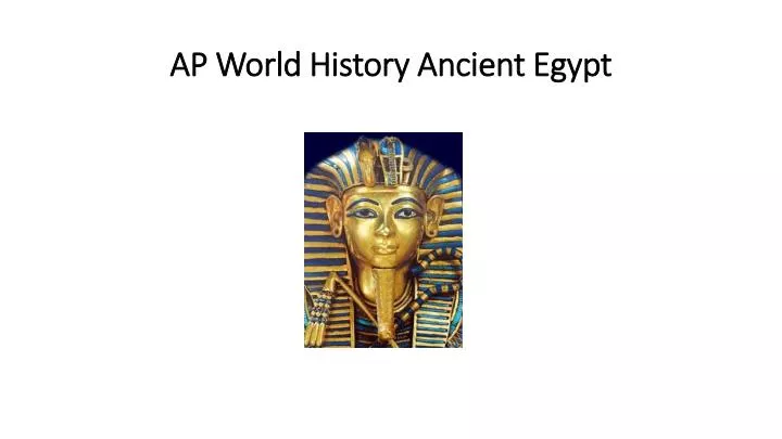 ap world history ancient egypt