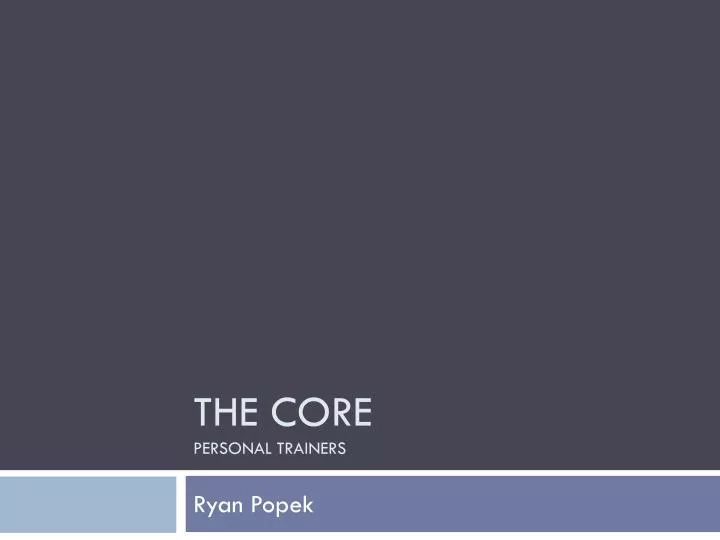 the core personal trainers