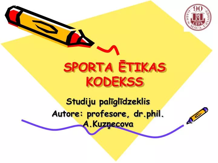 sporta tikas kodekss